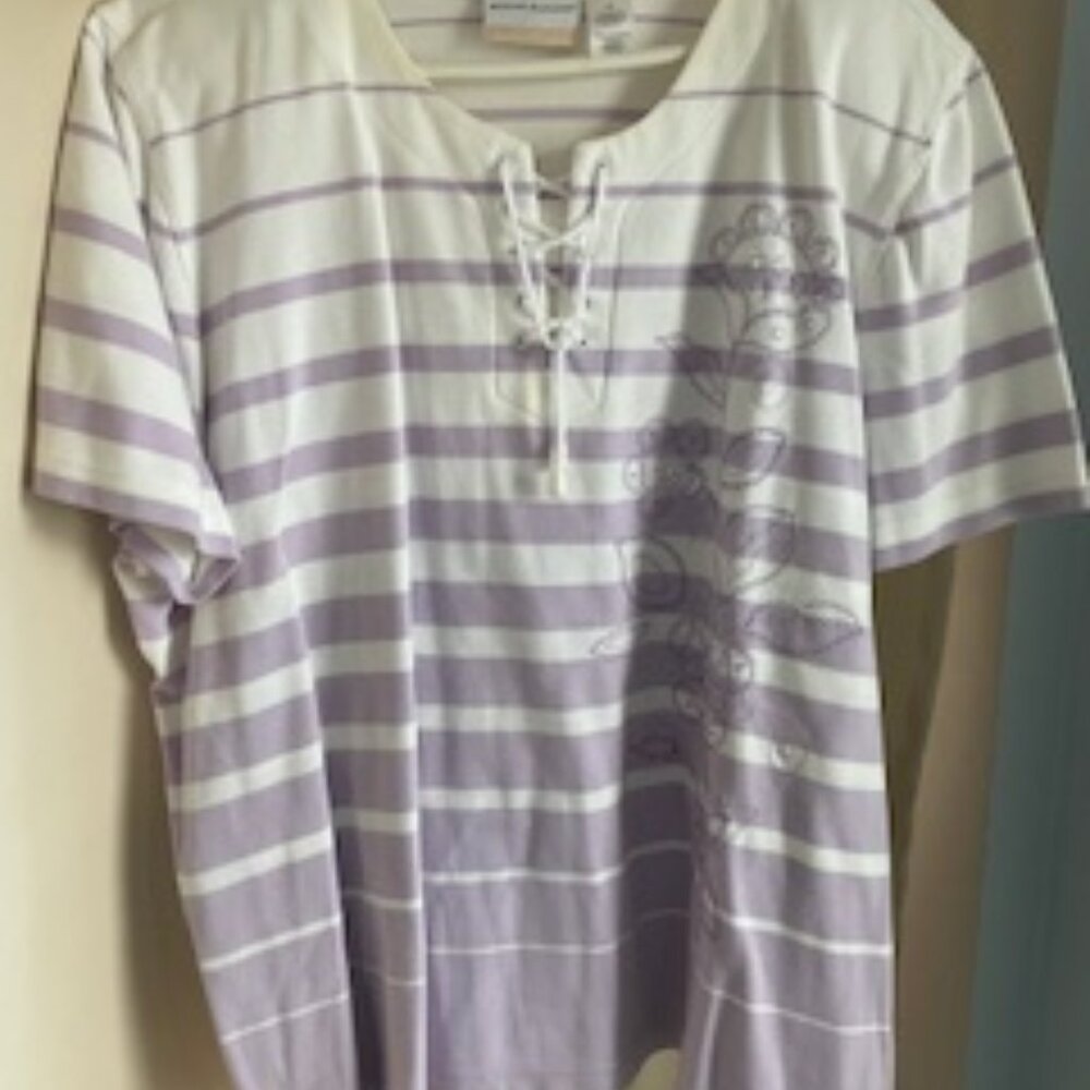 Alfred Dunner blouse size 3x (runs small)